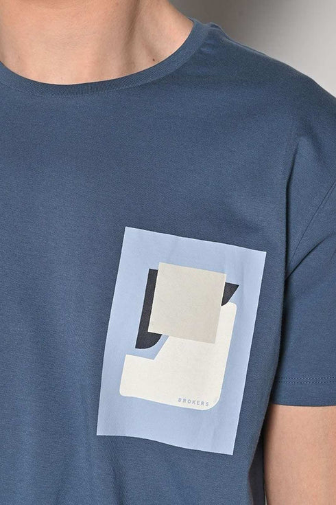 Ανδρικό T-Shirt Κοντομάνικο Ραφ Brokers
